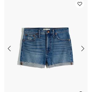 Madewell denim high rise shorts